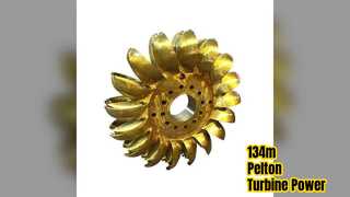 Manuale automatico con turbina idroelettrica Pelton da 134 m
