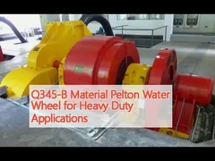 Q345-B Materiale Pelton Water Wheel per applicazioni pesanti