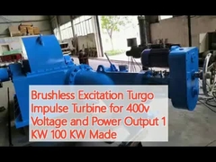 Turbina a impulso Turgo senza spazzola per 400v Voltaggio e potenza 1 KW 100 KW Prodotto