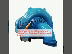 Tipo di turbina Turbina orizzontale in acciaio inossidabile Francis Turbina idraulica