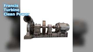 Turbina Francis Hydro 50kW 20MW di potenza