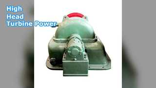 Potenza della turbina Pelton ad alta prevalenza