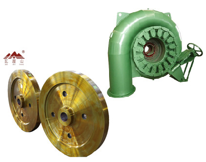 Testa dell'acqua di Francis Water Turbine 400kw 55m di efficienza di 95%