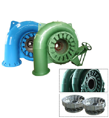 500rpm-1000rpm Francis Hydro Turbine Off Grid 500 chilowatt
