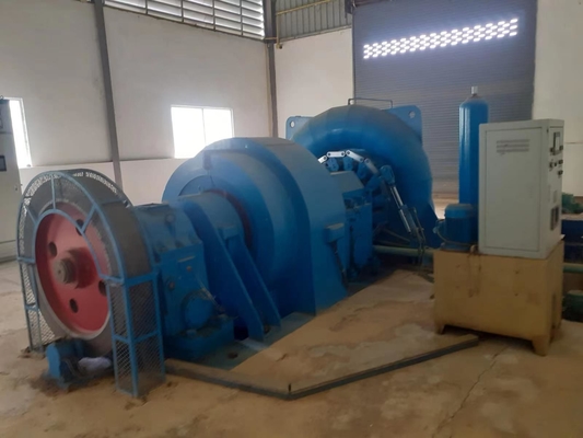 Turbina Francis a frequenza di 50 Hz con cassa a spirale in acciaio al carbonio Q345