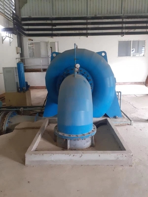 2 M3/s Flusso di ingresso Francis Turbina idroelettrica con vano guida in acciaio inossidabile