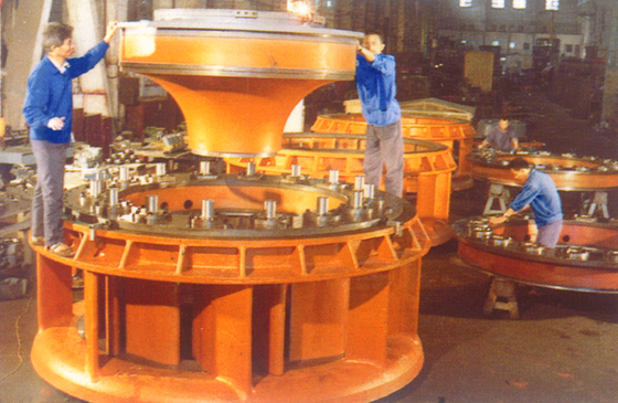 Turbina idroelettrica Kaplan verticale da 300 kW con lame CNC in acciaio inossidabile
