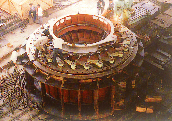 Sistema di raffreddamento olio-acqua Turbina Kaplan verticale Turbina idraulica