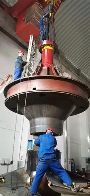 Modello di disposizione verticale Turbina idroelettrica con potenziamento delle prestazioni di raffreddamento olio-acqua