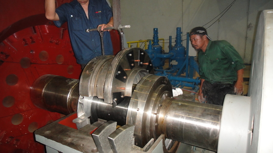 Generatore idroturbina verticale da 1000 kW per sistemi ad acqua