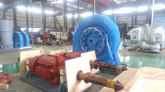 Turbina idroelettrica orizzontale ad alta efficienza per 2,9 M3 di flussometro