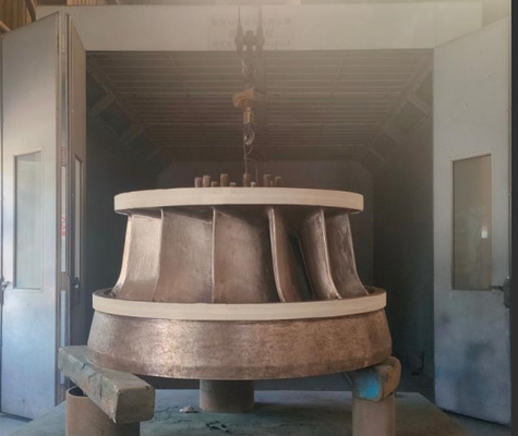 Turbina ad acqua Francis da 100 kW con custodia a spirale in acciaio al carbonio e guida