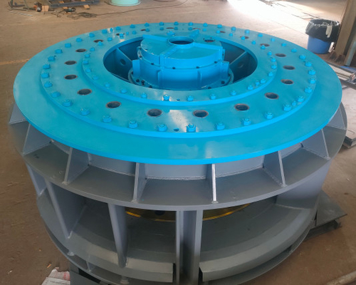 Turbina idroelettrica verticale Kaplan in acciaio inossidabile con generatore sincrono per i progetti idroelettrici principali