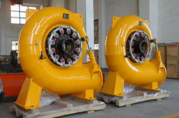 0.3-100 m3/s Flusso nominale Francis Turbina idroelettrica con vano guida in acciaio inossidabile e portata di 2 M3/s