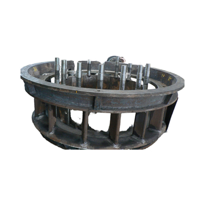 Turbina idroelettrica Kaplan verticale 4-12 Numero di guida della lancia in acciaio inossidabile Lame CNC Materiale e albero verticale