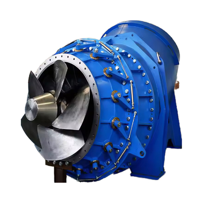 Turbina idroelettrica in acciaio inossidabile con portata di 2 m3/s e portata nominale di 0,3-100 m3/s