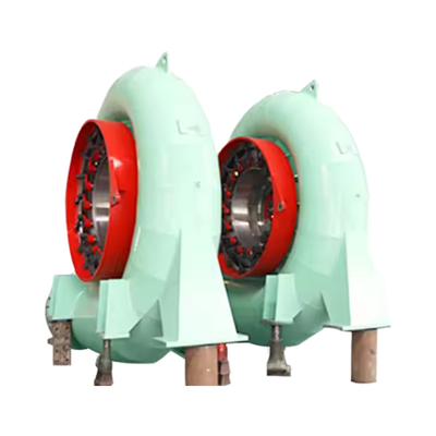 500-1500 r/min Velocità nominale Francis Turbina idroelettrica con scarica progettata 1,0 m3/s 2,2 m3/s e portata di 2 M3/s