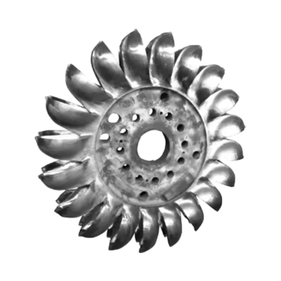 Pelton Turbina idroelettrica in acciaio inossidabile per una capacità di 2150 kW e una potenza stabile