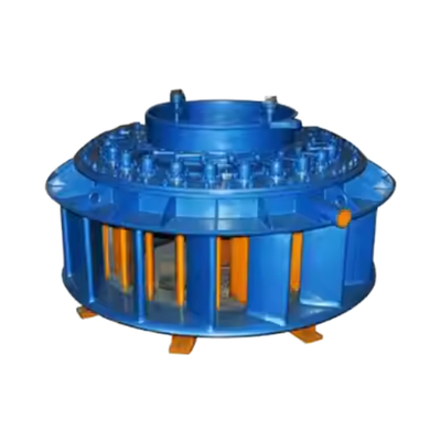Turbina idroelettrica Kaplan ad ingresso d'acqua verticale con materiale di guida ZG20SiMn e albero principale verticale