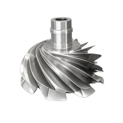 Turbina idroelettrica Pelton con rotore in acciaio inossidabile, capacità di 2150kW e salto nominale di 134m per alta efficienza