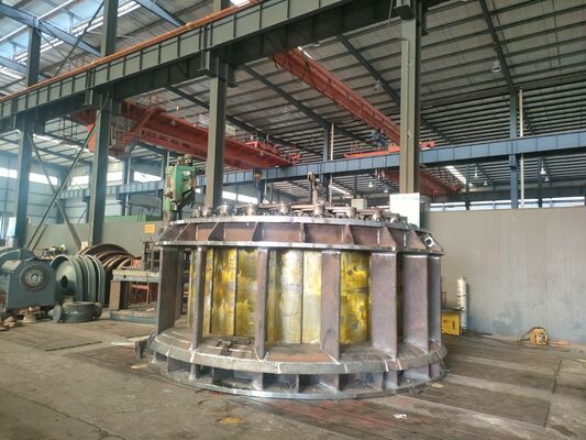 Turbina idraulica Kaplan con palette direttrici regolabili, alloggiamento in acciaio al carbonio e ingresso acqua verticale per progetti idroelettrici