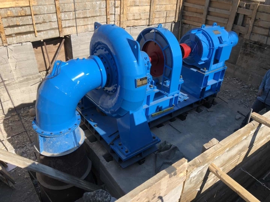 Micro orizzontale Mini Pelton Turgo idro Francis Turbina idraulica 100kw Generatore idroelettrico