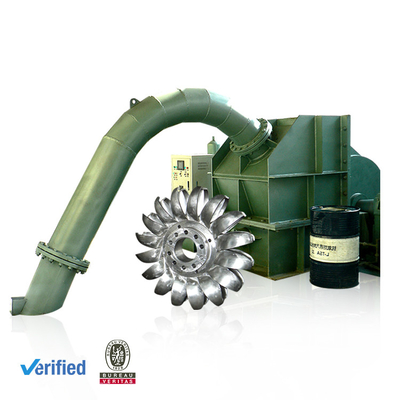 testa orizzontale dell'acqua di efficienza 120m della turbina 92% di 1250kw Pelton idro