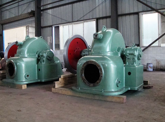 verticale di impulso 1650kw	Idro multi ugello della turbina 6000V 750RPM di Pelton