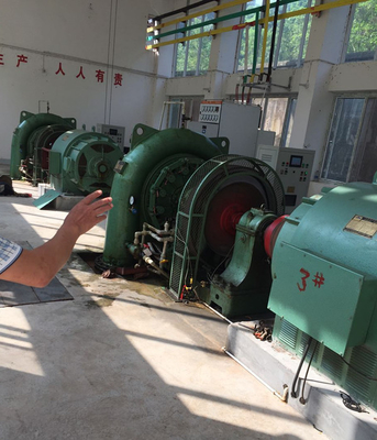 generatore elettrico della turbina dell'acqua di 1500kw Francis Hydro Turbine Brushless Small