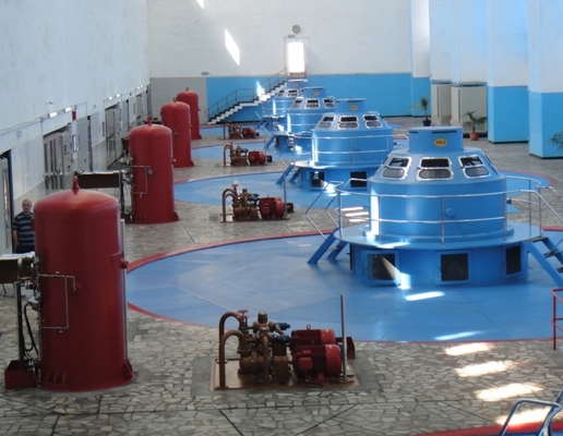acciaio inossidabile capo basso 5000kw della turbina Kaplan orizzontale della testa dell'acqua di 32m