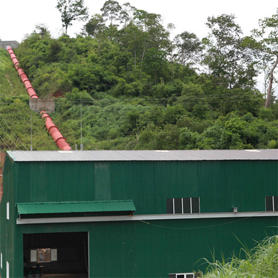 Turbina Pelton idroelettrica di efficienza di 97% per mini HPP 650KW