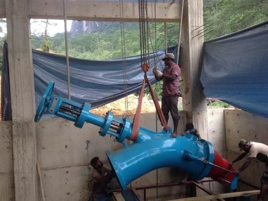 turbina ad azione di 350kw Turgo 400V per l'ampia gamma di flusso dell'idro centrale elettrica