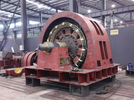 idro eccitazione statica orizzontale del silicio 600v del generatore di corrente 60Hz dell'acqua 600kw