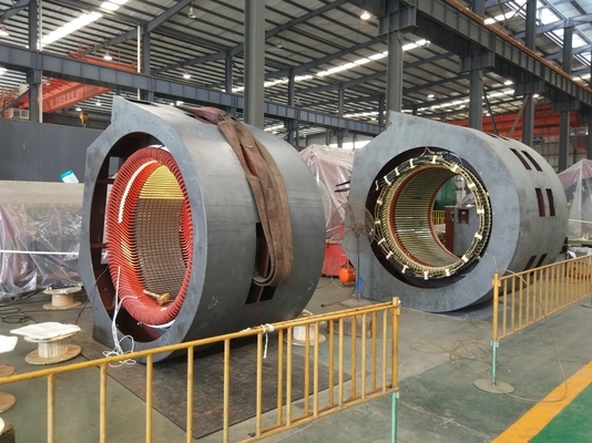 Idro turbina orizzontale 6300v dell'acqua del generatore di corrente 2000kw