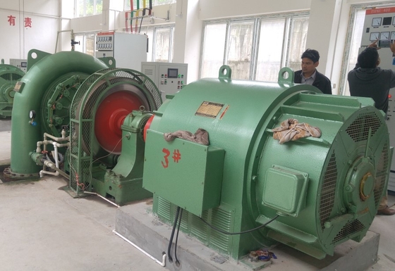generatori a turbina senza spazzola di 350kw Mini Hydroelectric Generator 400v idro