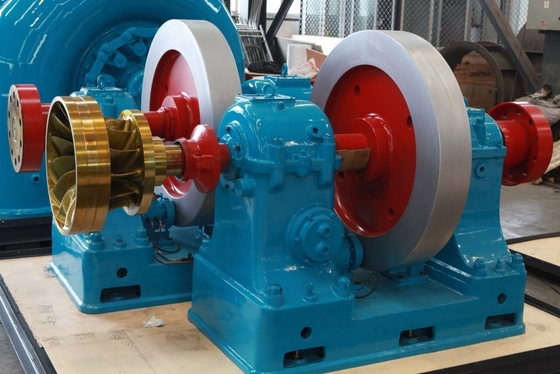 testa senza spazzola dell'acqua di 400V Francis Horizontal Hydro Turbine 57m