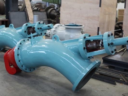 alta velocità capa della turbina dell'acqua di Turgo di resistenza all'abrasione della turbina ad azione di 110m Turgo