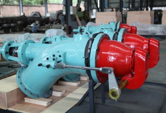 Generatore della ruota della turbina ad azione di Turgo dell'acciaio di colata 700kw Turgo