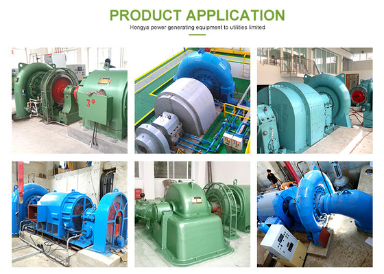 testa dell'acqua di 8Mw Francis Hydro Turbine 800kw 65m Francis Turbine Generator