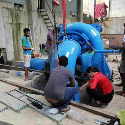 Lama fissa Kaplan verticale 100 testa idroelettrica dell'acqua del generatore 16m di chilowatt