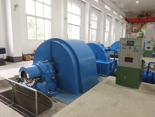 Singola alta turbina 1000RPM dell'acqua a monte dell'ugello 1000kw per fuori la griglia