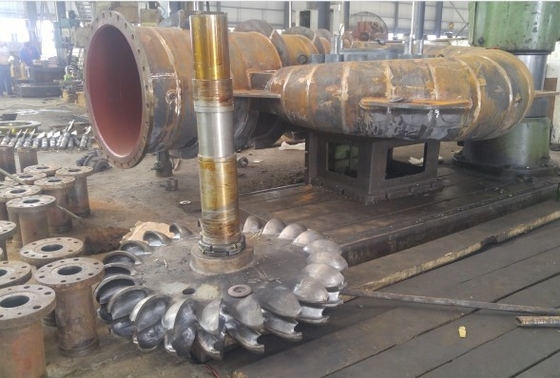 Alta turbina orizzontale dell'acqua della turbina 150kw dell'acqua a monte 1750RPM per elettricità