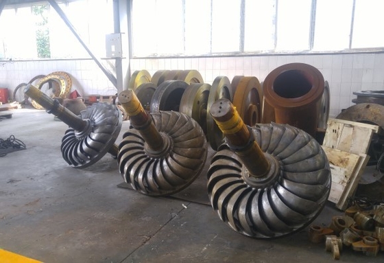 Ruota di turbina di acciaio inossidabile Turgo 0.9m 500kg per la turbina ad alta velocità