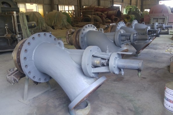 Ruota di turbina di acciaio inossidabile Turgo 0.9m 500kg per la turbina ad alta velocità