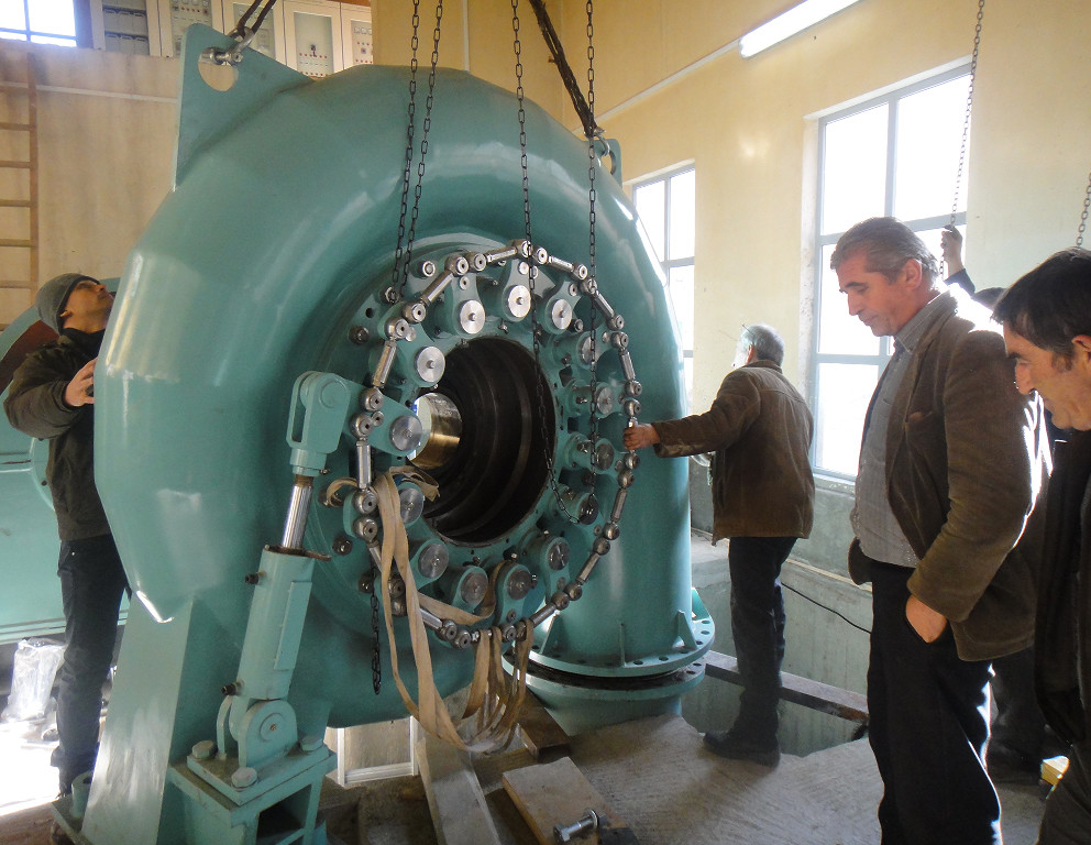 Parti di turbine ad acqua a bassa manutenzione, resistenza alla corrosione e lame fisse