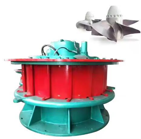 La turbina idroelettrica Kaplan con 4-12 numeri di guida e cuscinetto di raffreddamento olio-acqua