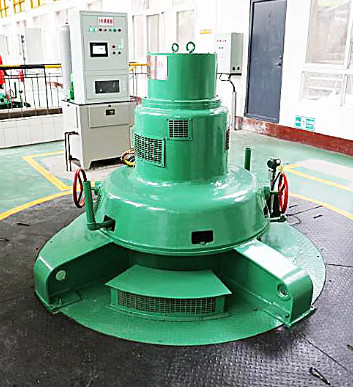Turbina idroelettrica Kaplan a ingresso d'acqua verticale con pale guida ZG20SiMn e albero principale verticale