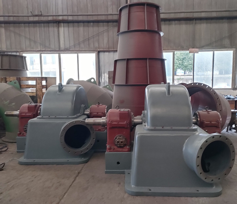 Impatto ambientale minimo Turgo Turbina a impulso con capacità di 1000 kW e fusione in acciaio
