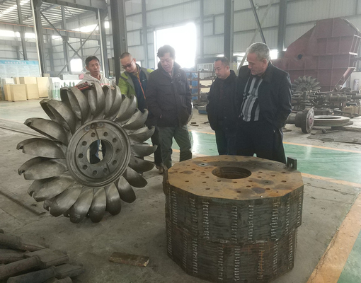2.83 M3/s Parti di turbine ad acqua di flusso con disegno personalizzabile e materiale in acciaio inossidabile