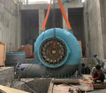 50HZ in acciaio inossidabile Francis Turbina idraulica Acciaio al carbonio Q345 Cassa a spirale